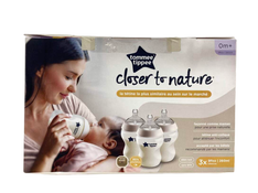 secondhand Tommee Tippee Closer To Nature Baby Bottles, 9oz