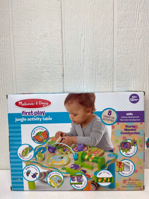 secondhand Melissa & Doug Jungle Wooden Activity Table