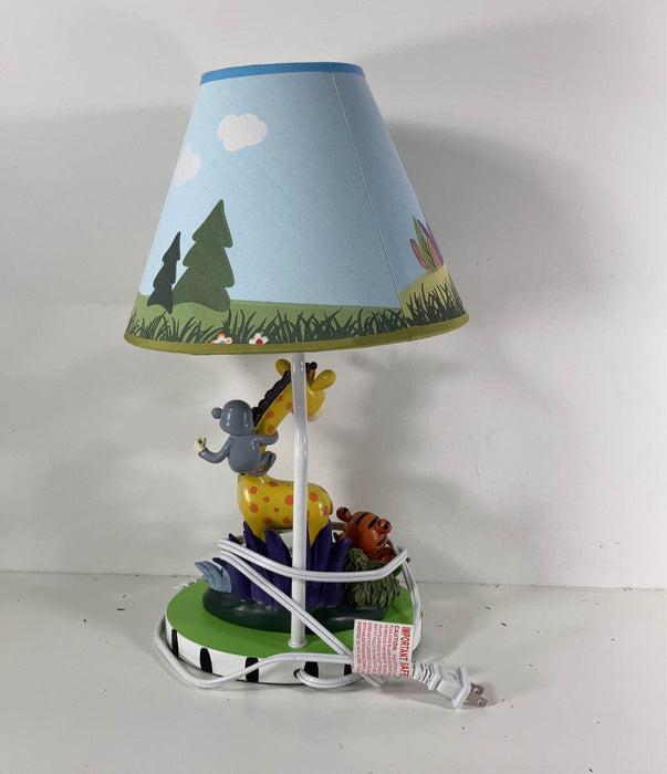 secondhand Lambs & Ivy Table Lamp, Safari