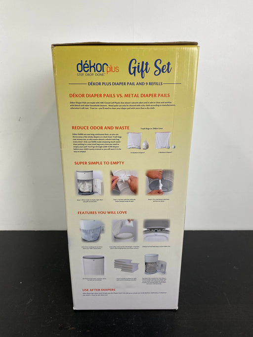 secondhand Diaper Dekor Plus Diaper Pail Value Gift Set