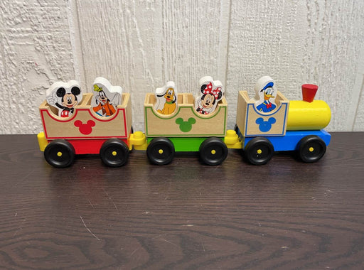 used Melissa & Doug Mickey Mouse & Friends Wooden Train Toy