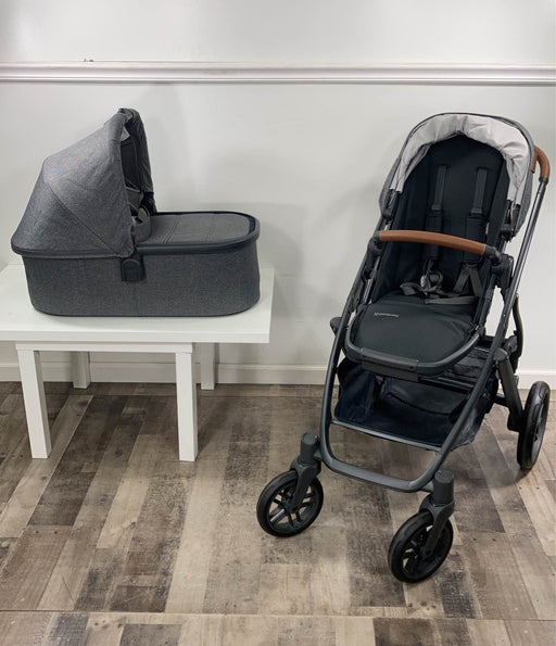 secondhand UPPAbaby VISTA V2 Stroller, Greyson (Charcoal Melange), 2021