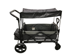 secondhand Wonderfold X2 Push + Pull Double Stroller Wagon, 2021, Stone Gray