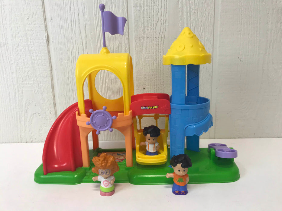 secondhand Fisher Price Little People Neighborhood Playground Set