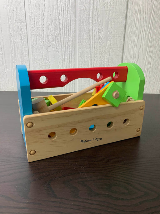 used Melissa & Doug Take-Along Tool Kit Wooden Toy