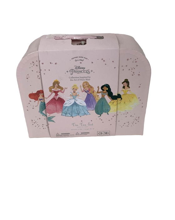 used Pottery Barn Kids Disney Princess Tin Tea Set