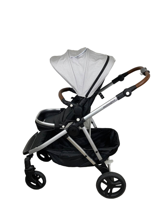 secondhand Mockingbird Single to Double Stroller, Limited Edition Night Stars, Silver with Penny Leather, 2022, Limited Edition Light Grey