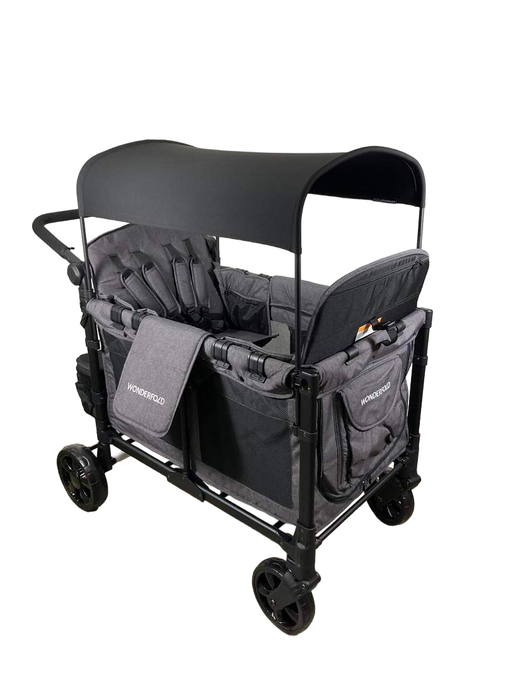 used Wonderfold W4 Elite Stroller Wagon, Charcoal Gray, 2023