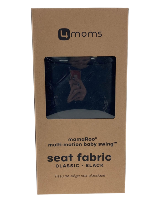 used 4moms MamaRoo Seat Fabric, Model 1046, Black Classic