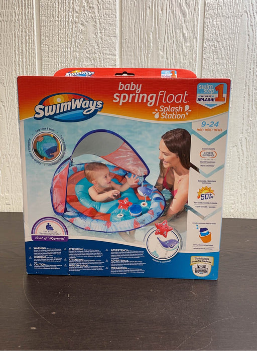 used SwimWays Baby Spring Float with Sun Canopy