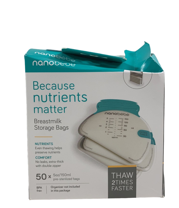 used Nanobébé Breastmilk Storage Bags