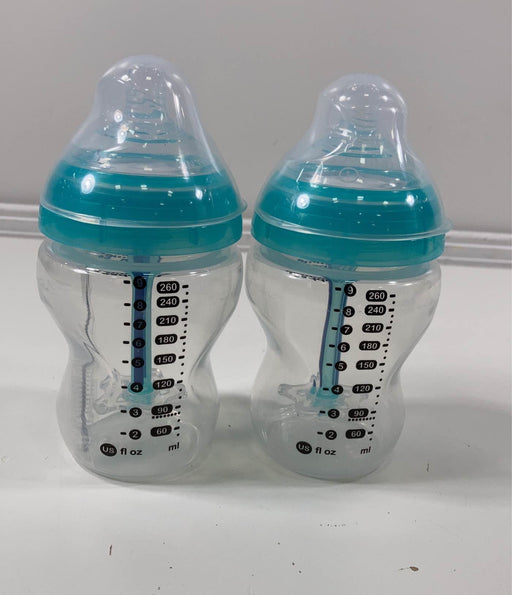 used Tommee Tippee Advanced Anti-Colic Baby Bottles – 9 Ounce, Clear, 3 Count