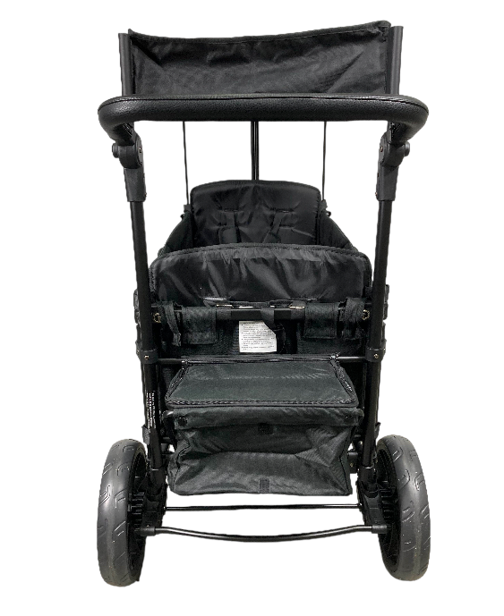 Wonderfold X2 Push + Pull Double Stroller Wagon, 2022, Black