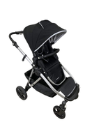 used Mockingbird Single to Double Stroller, 2023, Silver with Black Leather, Black , Watercolor Drops