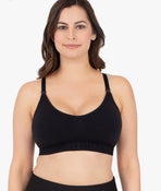 used Kindred Bravely Sublime Nursing Sports Bra, Regular, Medium, Black