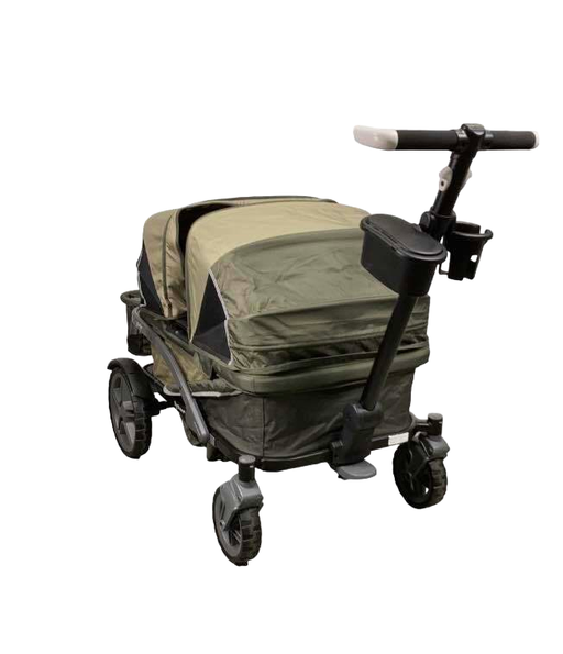 used Gladly Family Anthem4 Classic 4 Seater All Terrain Wagon Stroller, Forest