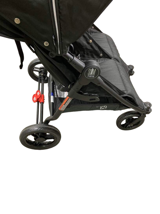 used Valco Baby Slim Twin Stroller, 2022, Licorice Black