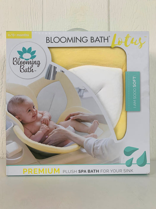 used Blooming Bath Baby Bath, Yellow