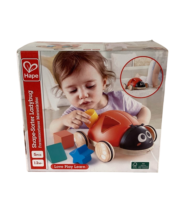 used Hape Shape Sorter Ladybug