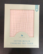 used Little Unicorn Cotton Muslin Changing Pad Cover, Rose