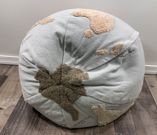 used Lorena Canals World Map Pouf