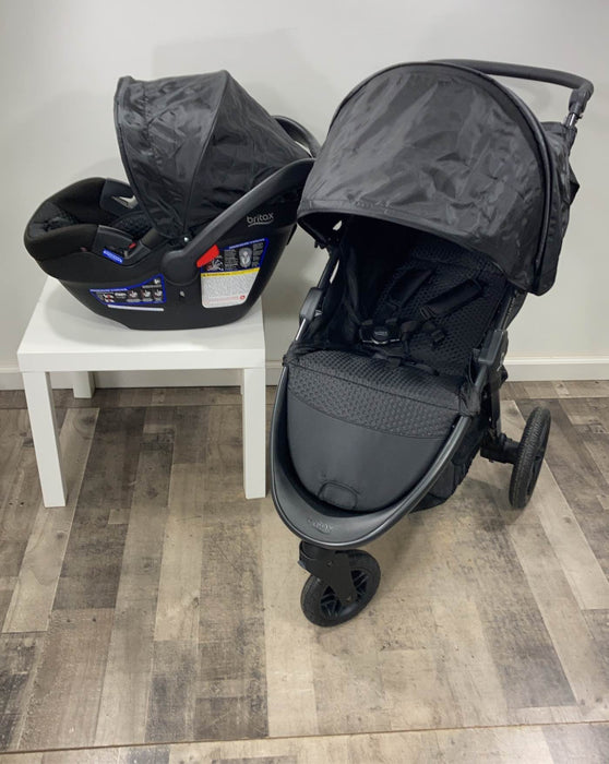 secondhand Britax B-Free Travel System, 2021, Midnight