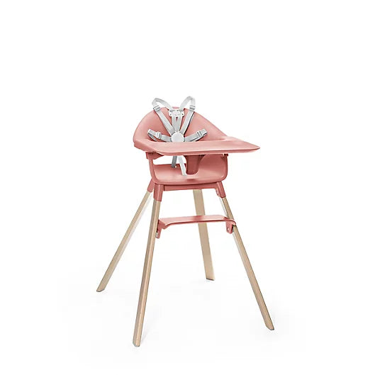 used Stokke Clikk High Chair, Sunny Coral