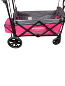 secondhand Wonderfold X2 Push + Pull Double Stroller Wagon, 2021, Pretty-n-Pink