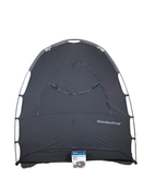 used SlumberPod 3.0 Sleep Canopy with Fan, Black with Gray Accents