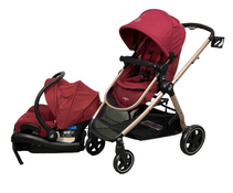 used Maxi-Cosi Zelia2 5-in-1 Modular Travel System, 2022, Radish Ruby