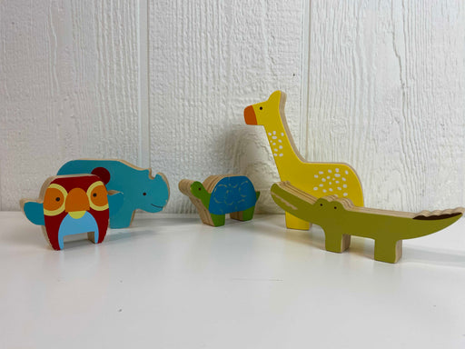 secondhand Wooden Animal Blocks