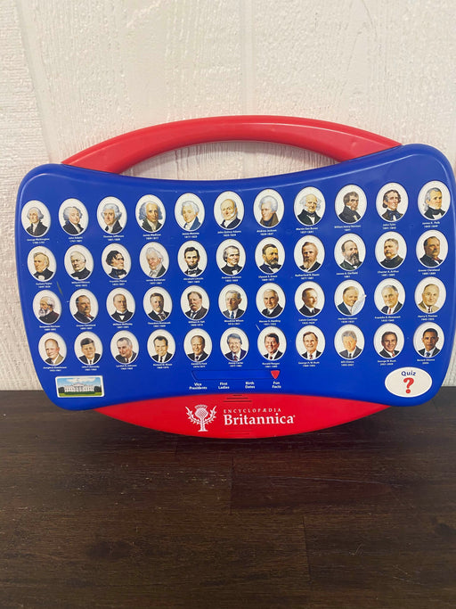 used Encyclopedia Britanica US Presidents Talking Game