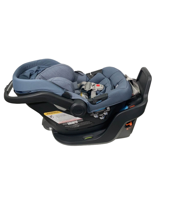 UPPAbaby MESA MAX Infant Car Seat and Base, 2022, Gregory Blue Melange