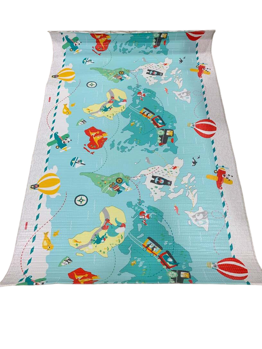 used Skip Hop Reversible Foam Play Mat, Little Traveler