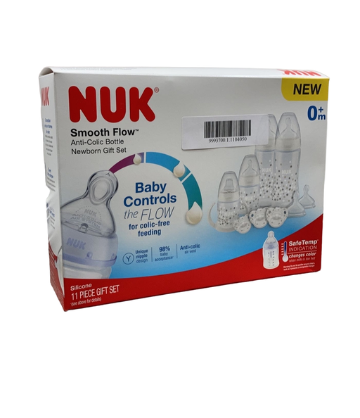 used NUK Smooth Flow Anti-Colic Bottle Newborn Gift Set