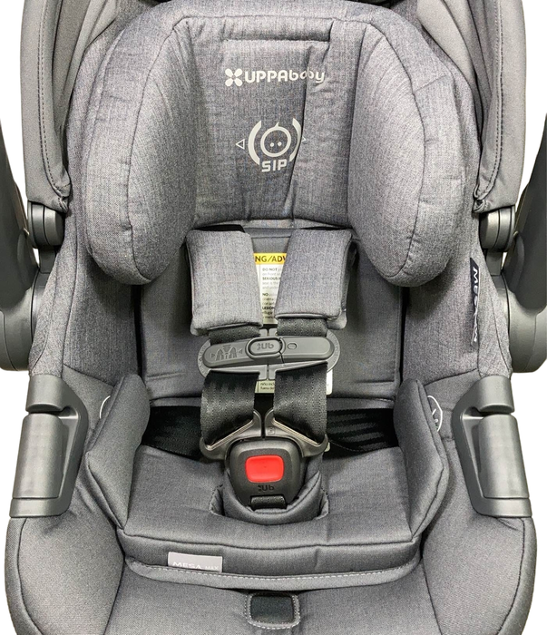 UPPAbaby MESA MAX Infant Car Seat and Base, 2022, PureTech Greyson