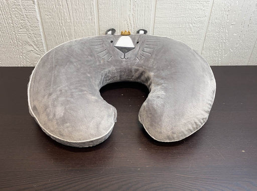 used Boppy Nursing and Infant Support Luxe Pillow, Grey Royal Lion