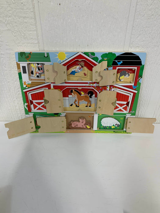 secondhand Melissa & Doug Hide And Seek Farm