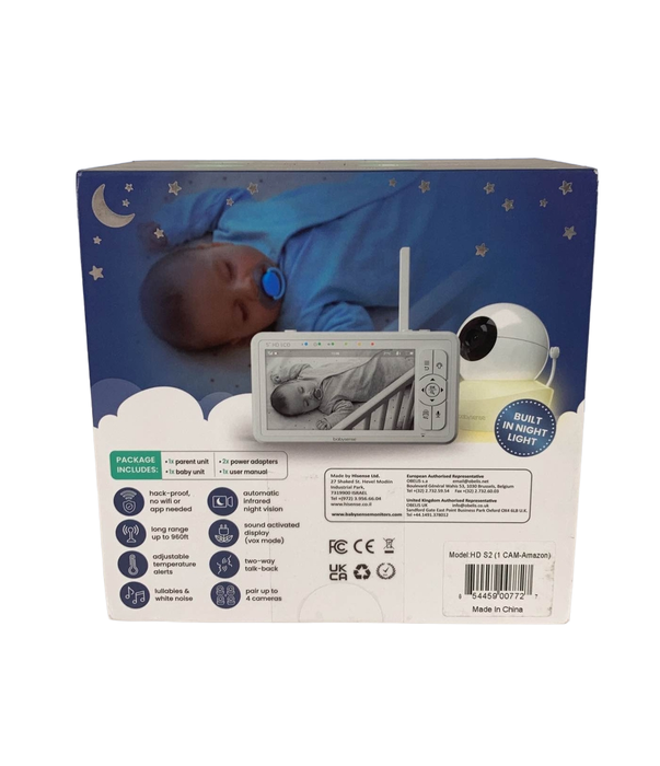 secondhand Babysense HD Split Screen Video Baby Monitor S2