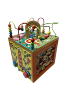 used ALEX Jr. My Busy World Wooden Activity Cube