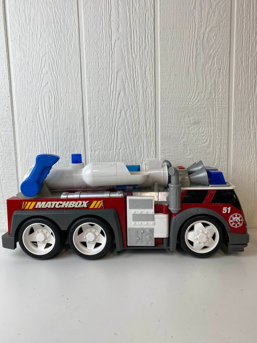 used Mattel Matchbox Rescue Net Super-Blast Fire Truck