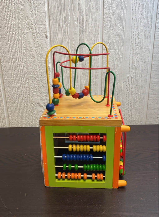 used Wooden Activity Cube