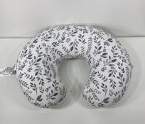 used Boppy Luxe Nursing Pillow, grey taupe watercolor leaves