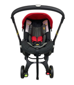 secondhand Doona Infant Car Seat & Stroller Combo, 2022, Flame Red