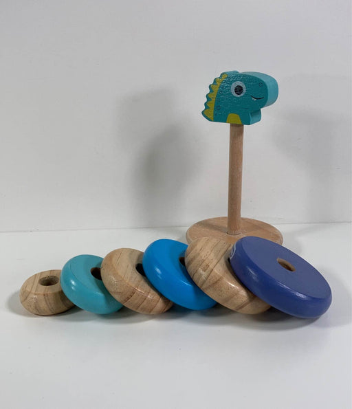 secondhand Little Tikes Wooden Critters Shape Stacker Toy, -Dino