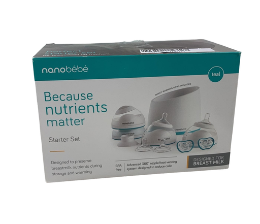 used Nanobébé Bottle Feeding Starter Set