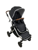 used Mockingbird Single to Double Stroller, 2021, Silver with Penny Leather, Watercolor Drops, Black