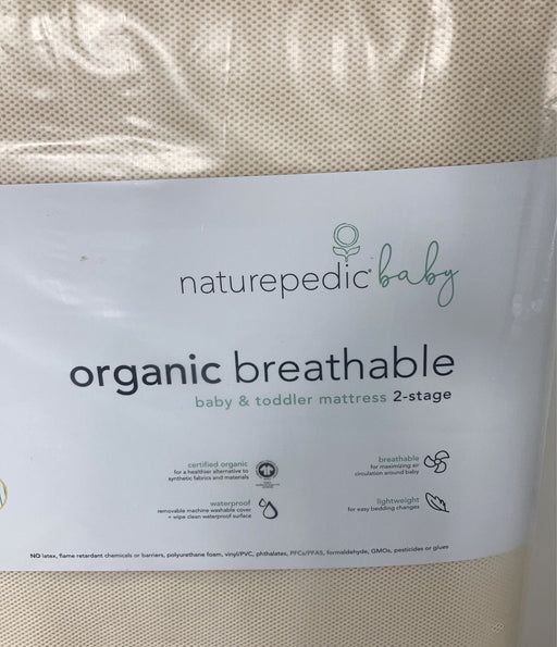 secondhand Naturepedic Organic Breathable Ultra 2-Stage Mattress