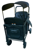 used Wonderfold W4 Elite Stroller Wagon, 2023, Volcanic Black