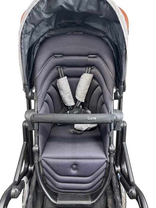 Contours Curve Double Stroller, 2018, Graphite Grey